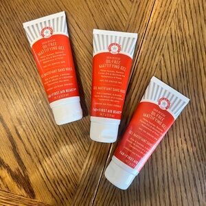 NEW First Aid Beauty Oil-Free Mattifying Gel - 3 tubes!